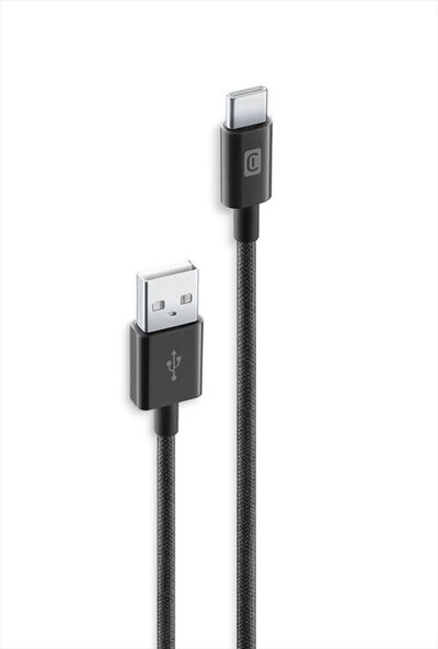 CELLULARLINE - CAVO TELATO 150 CM - USB TO USB-C-Black