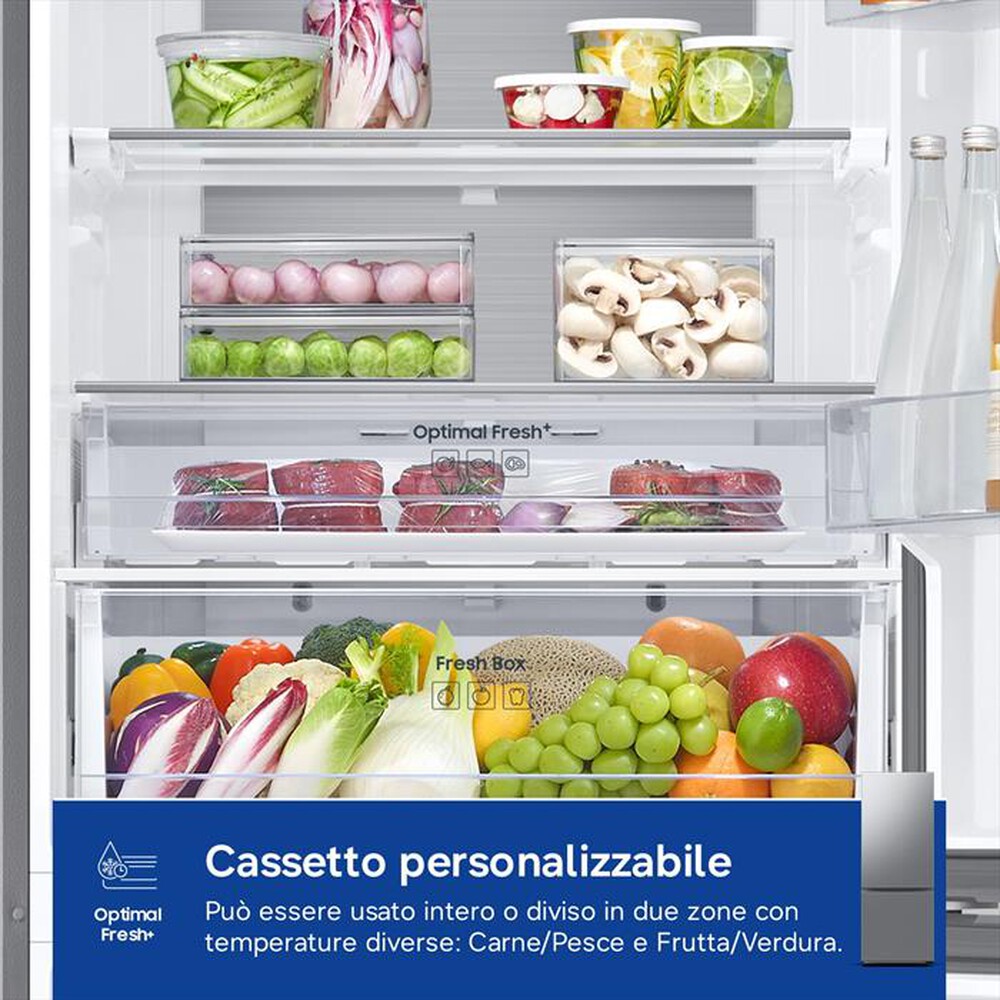 Immagine del prodotto SAMSUNG - Frigorifero combinato RB53DG706CS9EF ClasseC 538lt-Metal Inox