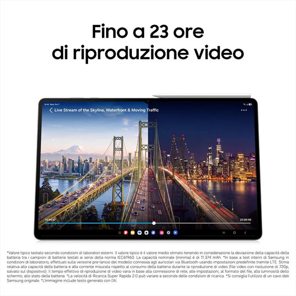 Immagine del prodotto SAMSUNG - GALAXY TAB S12 ULTRA 256GB WI-FI-Gray