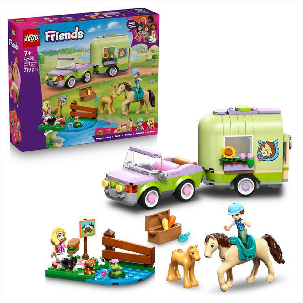 Immagine del prodotto LEGO - FRIENDS Rimorchio per cavallo e puledro - 42695