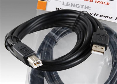 XTREME - 30701 - Cavo per stampanti USB A/B da mt. 1,00. In bustina - 