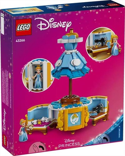 LEGO - DISNEY Abito di Cenerentola - 43266-Multicolore