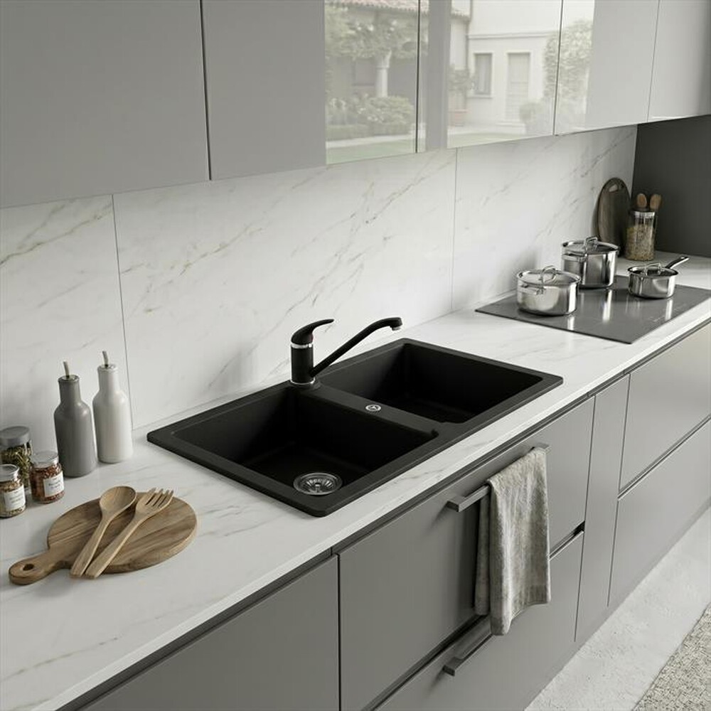 Immagine del prodotto GLEM GAS - Miscelatore monocomando con canna girevole MIXNBK-NERO OPACO