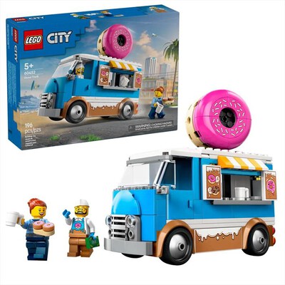 LEGO - CITY Furgone delle ciambelle - 60452-Multicolore
