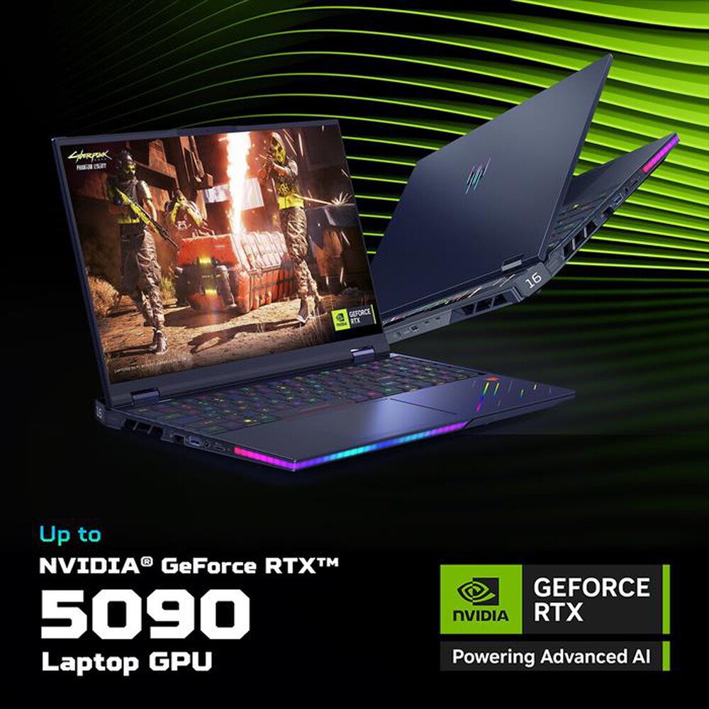 Immagine del prodotto ACER - NOTEBOOK PREDATOR HELIOS 16 AI PH16-73-98V3 16"-Nero