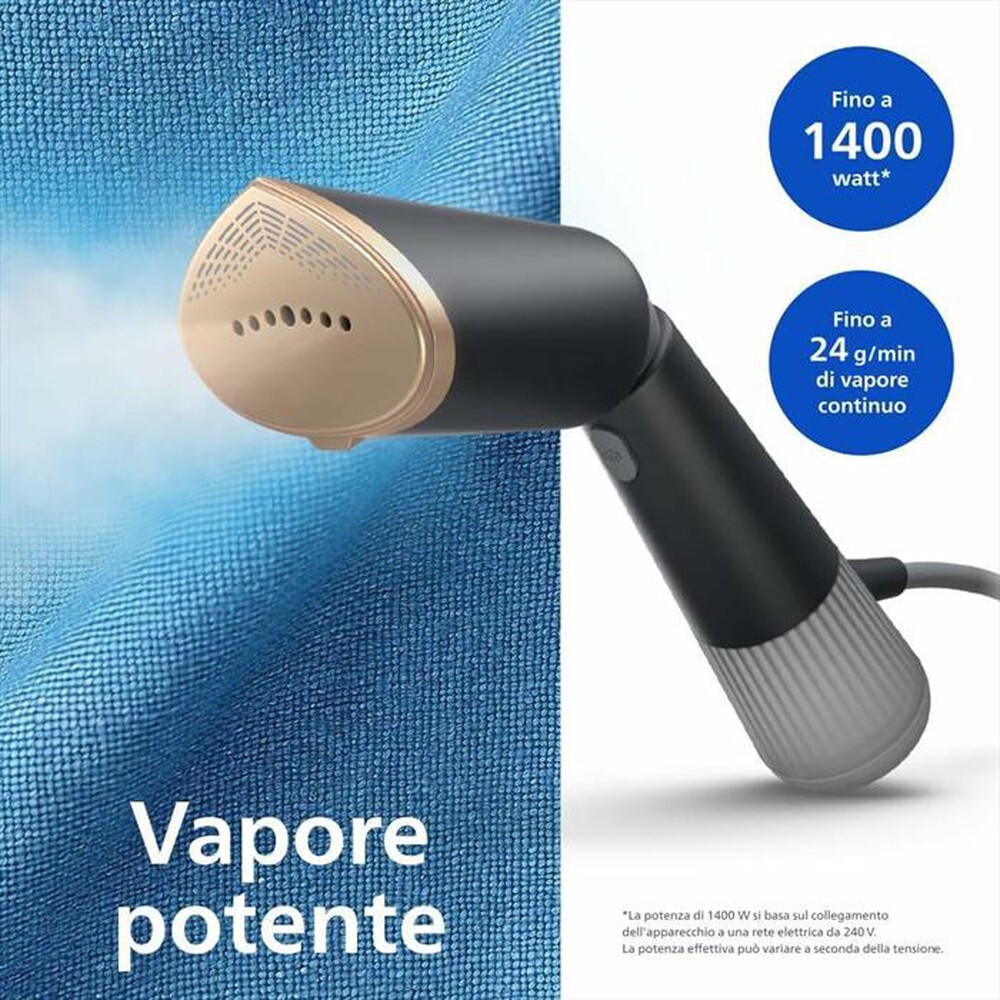 "PHILIPS - Ferro da stiro a vapore SERIE 5000 STH5030/80-Nero"