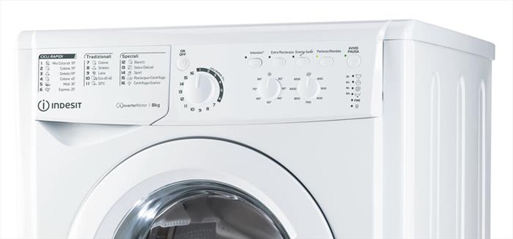 Immagine del prodotto INDESIT - Lavatrice EWC 81283 W IT N 8 Kg Classe D