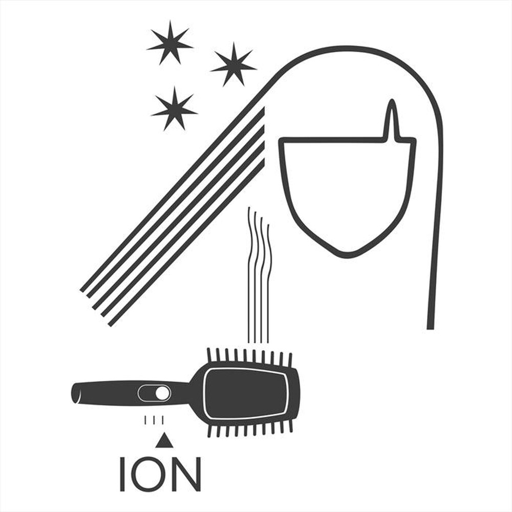 "BELLISSIMA IMETEC - Magic Straight Brush PB5 100-NERO"