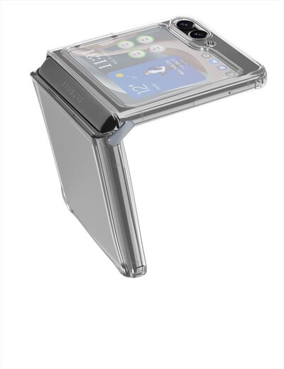 CELLULARLINE - Custodia Back IMPACTCGALZFLIP5T per Galaxy Z Flip5-Trasparente