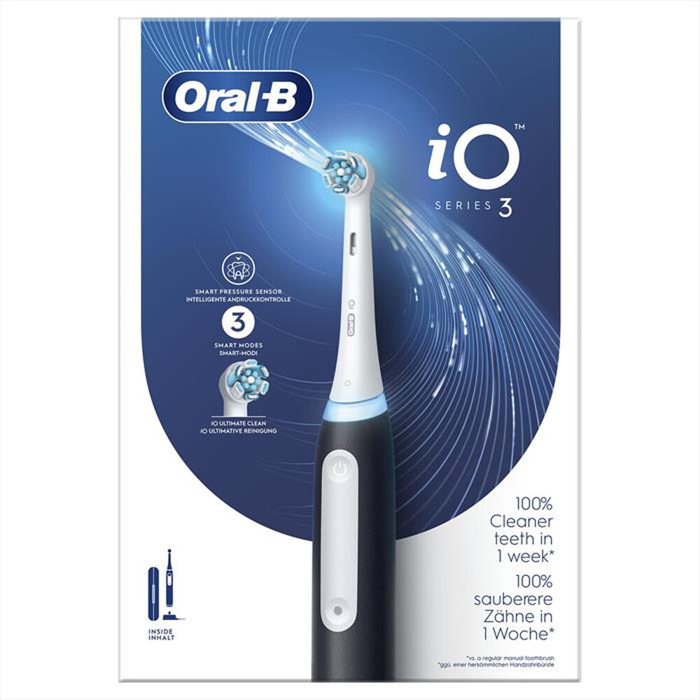 "ORAL-B - Spazzolino elettrico IO 3-Nero"
