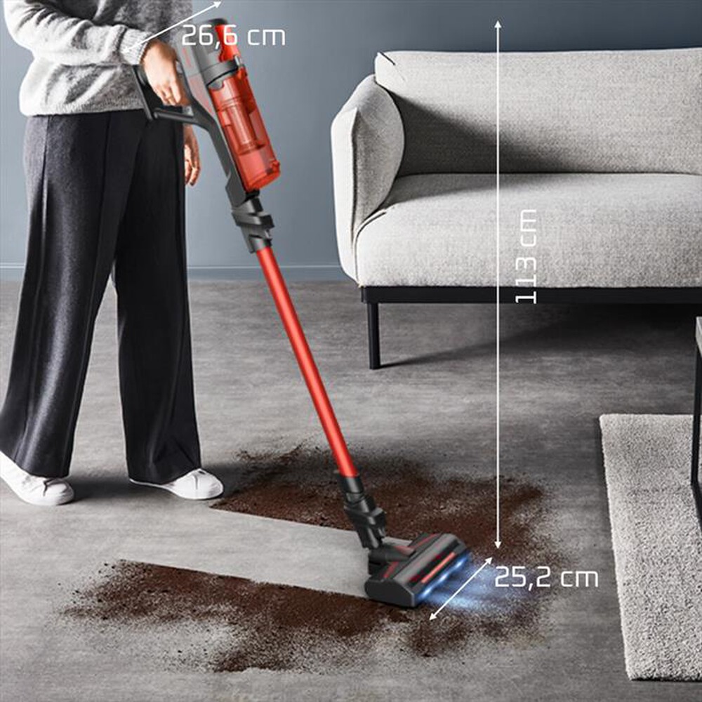 Immagine del prodotto ROWENTA - Scopa elettrica X-FORCE 8.80 RH1872E0-Rosso