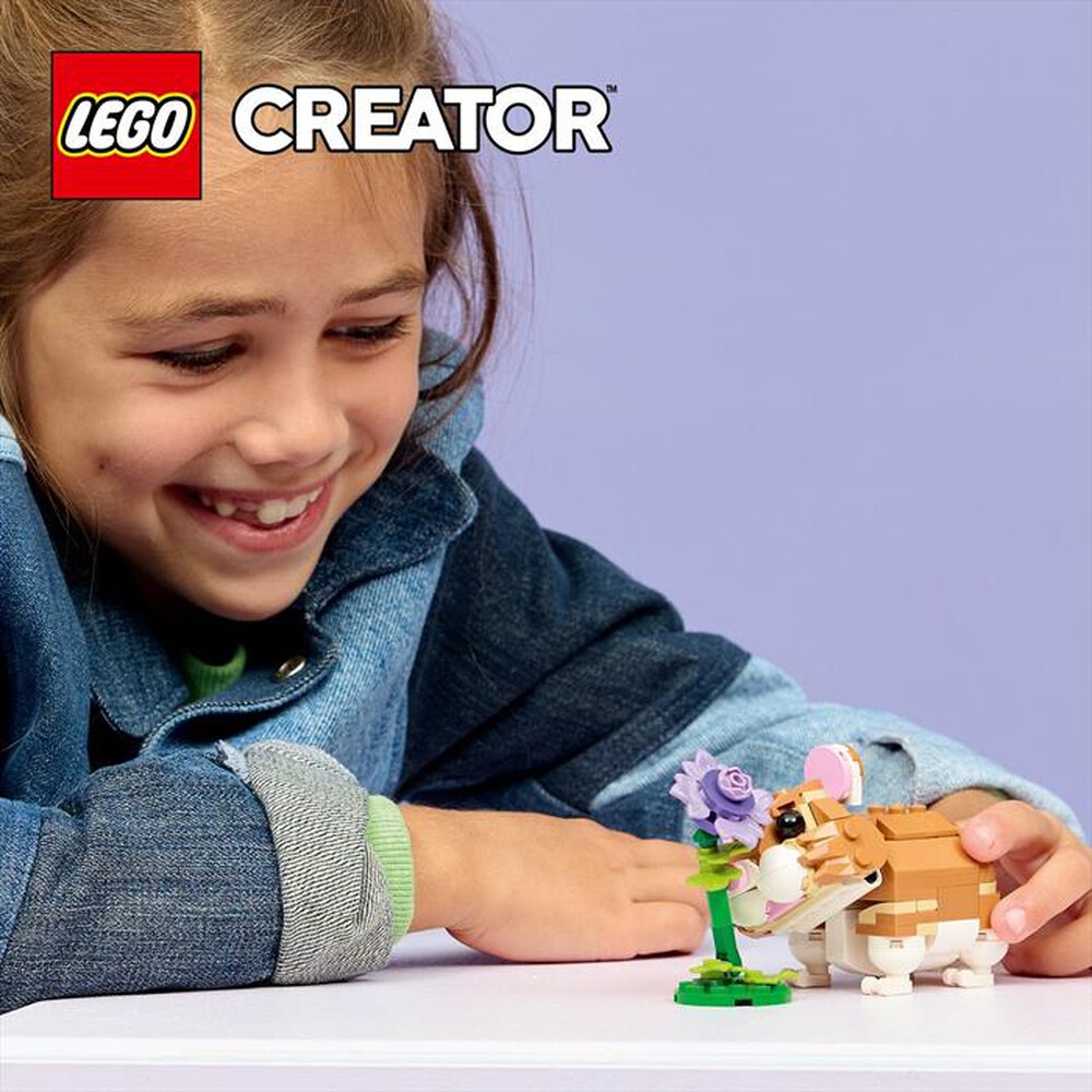 Immagine del prodotto LEGO - CREATOR 3IN1 Simpatico criceto con fiore - 31376