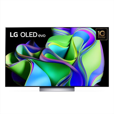 LG - Smart TV OLED UHD 4K 55" OLED55C34LA-Argento