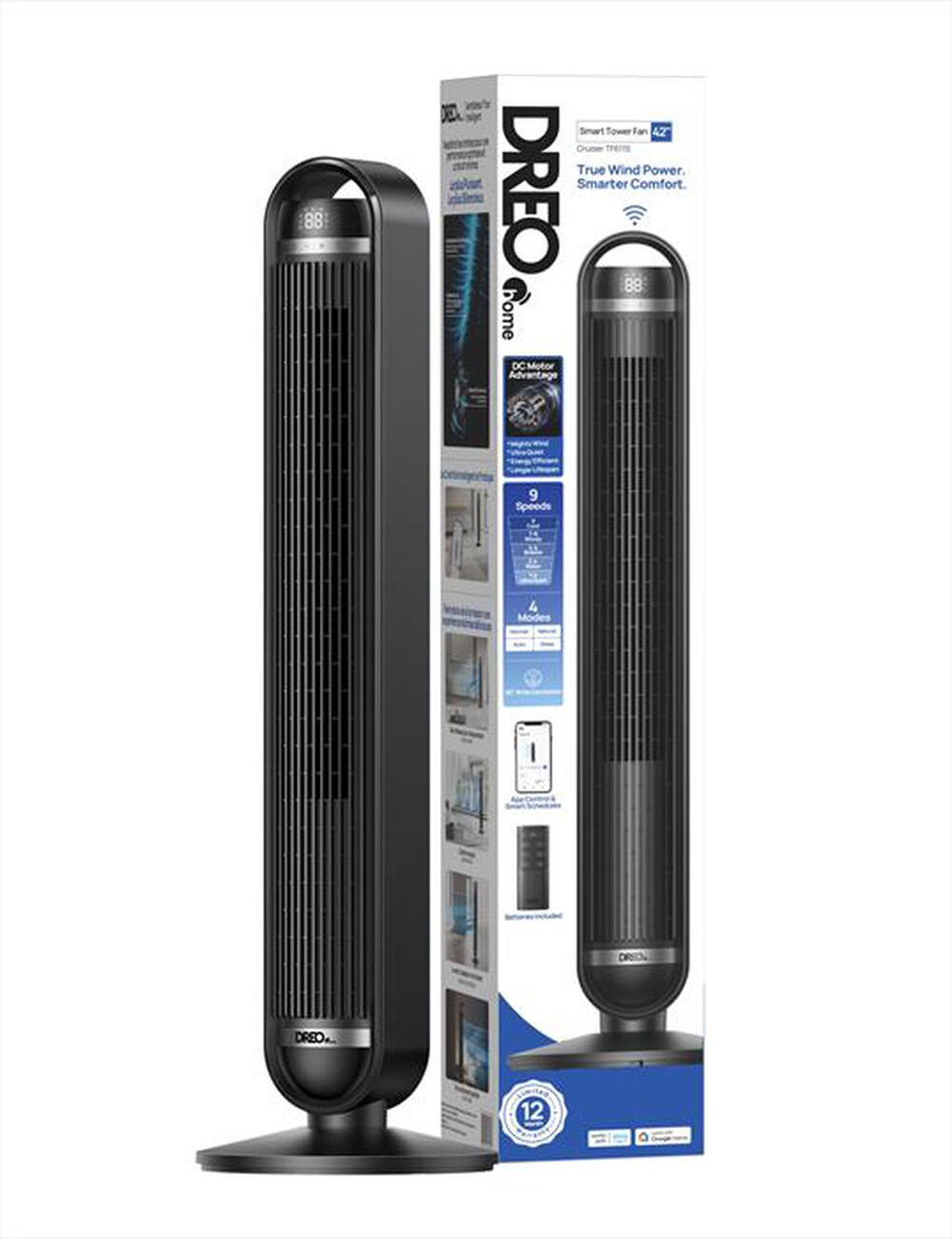 Immagine del prodotto DREO - Ventilatore tower CRUISER TF611S-nero