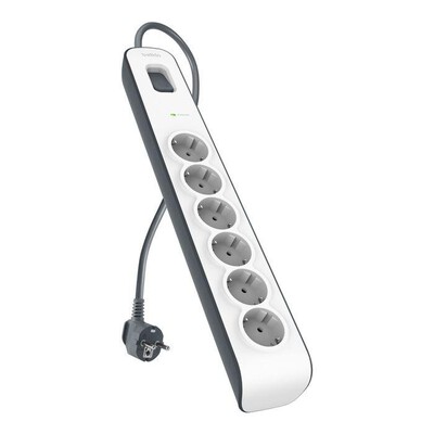 BELKIN - Protezione da sovraccarico - 6 prese AC - Cavo 2mt-Bianco
