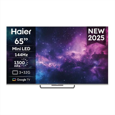 HAIER - Smart TV MINI LED UHD 4K 65" H65M90EUX 144Hz-Nero