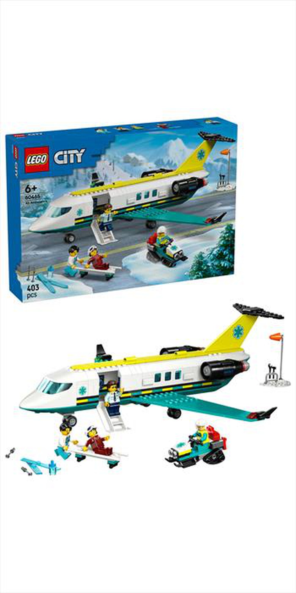 "LEGO - AEREO AMBULANZA DI EMERGENZA-,"