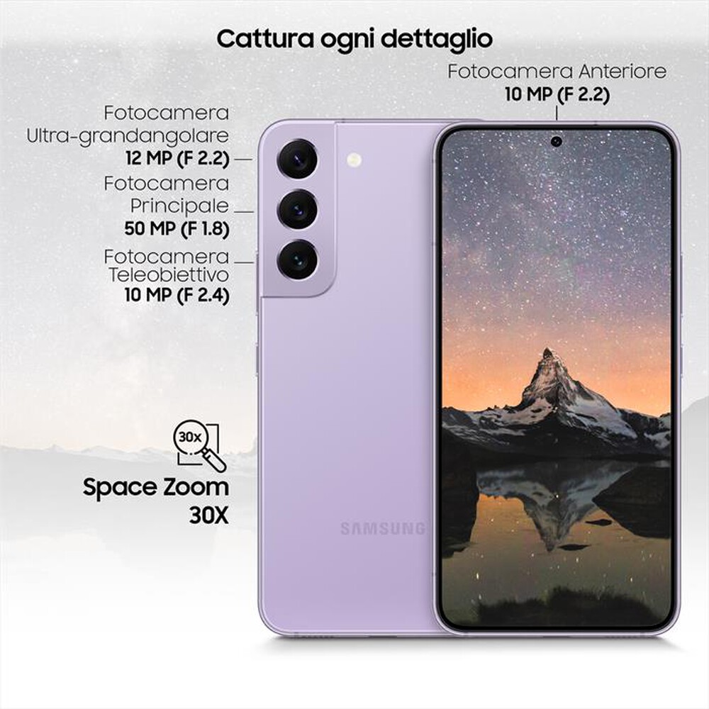 Immagine del prodotto SAMSUNG - GALAXY S22 256GB-Bora Purple