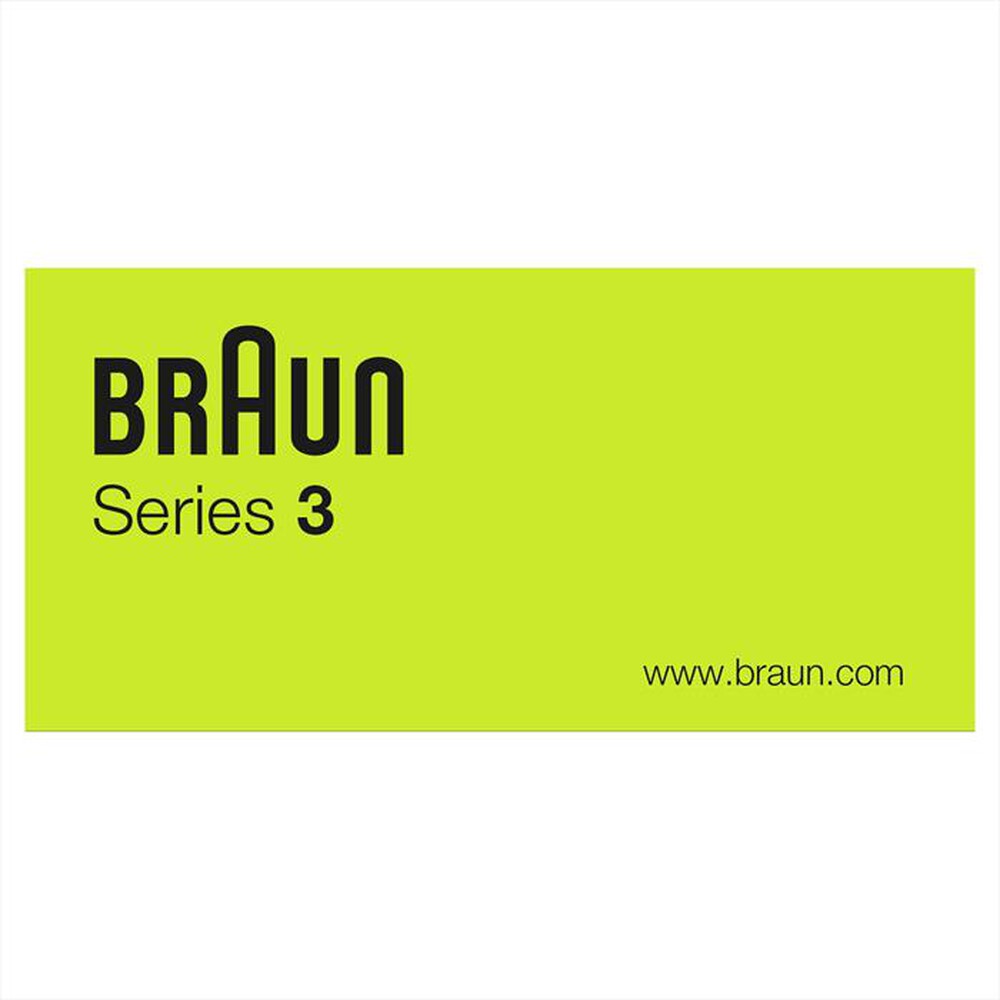 "BRAUN - SERIES 3 300BT-NERO/VERDE"