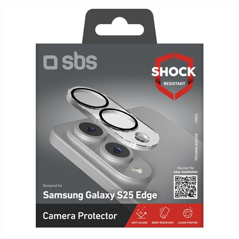 Immagine del prodotto SBS - Camera glass per Samsung S25 Edge-Trasparente