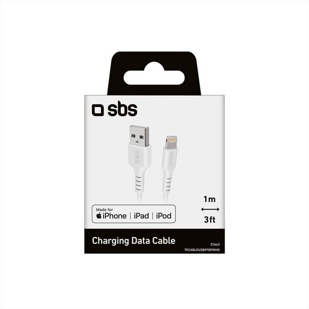 "SBS - TECABLEUSBIP589WHS-Bianco"