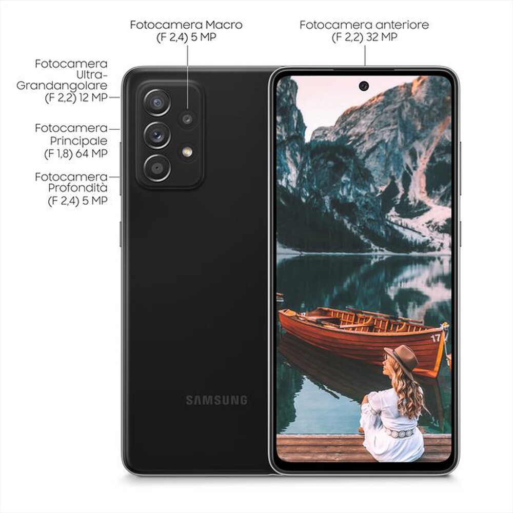 "SAMSUNG - Galaxy A52s 5G-Awesome Black"