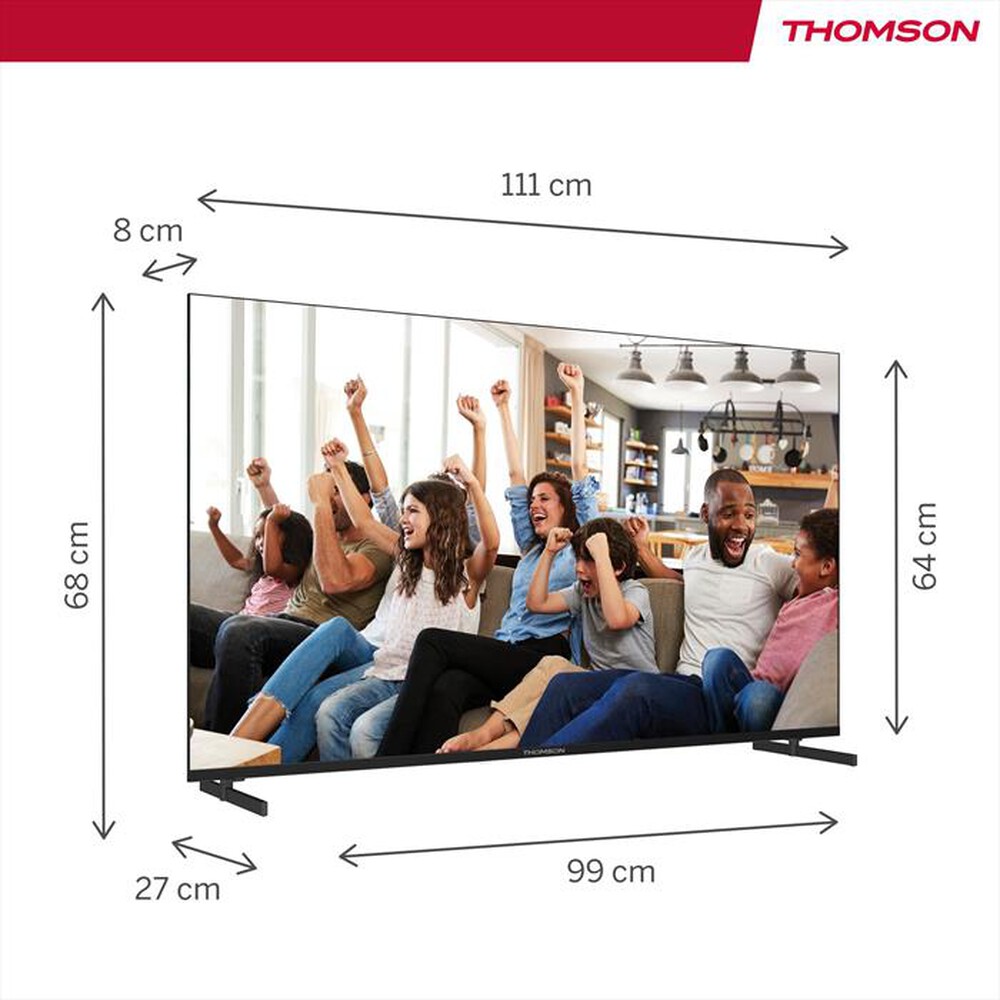 "THOMSON - Smart TV LED UHD 4K 50\" 50UG4S14-nero"