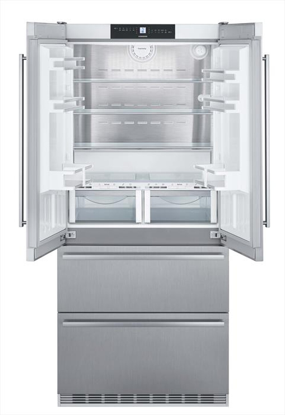 "LIEBHERR - Frigorifero combinato CBNES 6256-25 Classe F 585lt-Acciaio"