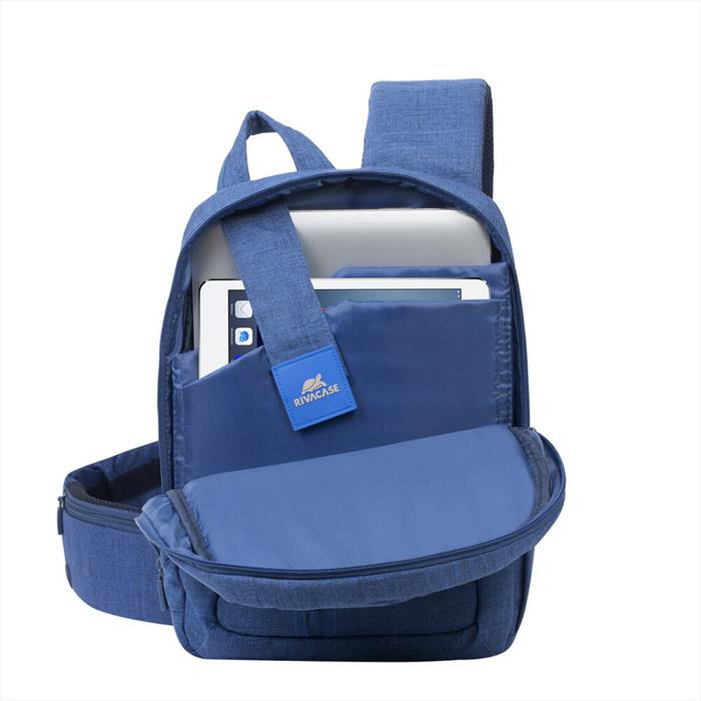 "RIVACASE - 7529 ZAINO MONOSPALLA PER NOTEBOOK DA 13,3\"-Blu"