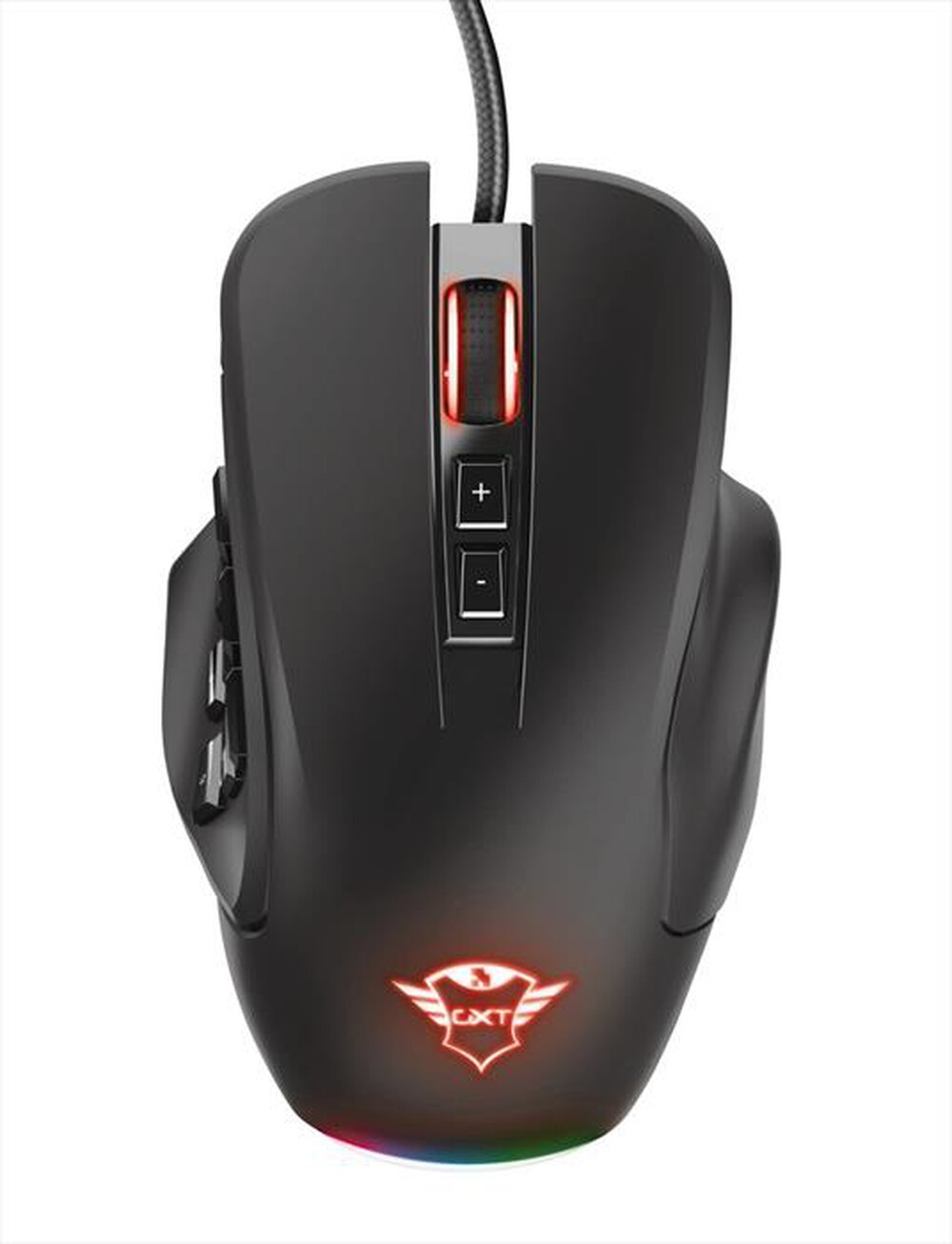"TRUST - GXT970 MORFIX CUSTOMISABLE MOUSE-Black"