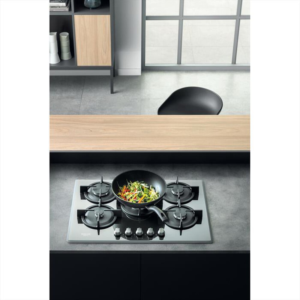 Immagine del prodotto HOTPOINT ARISTON - Piano cottura a gas HAGD 72S/ICE 5 fuochi 73cm