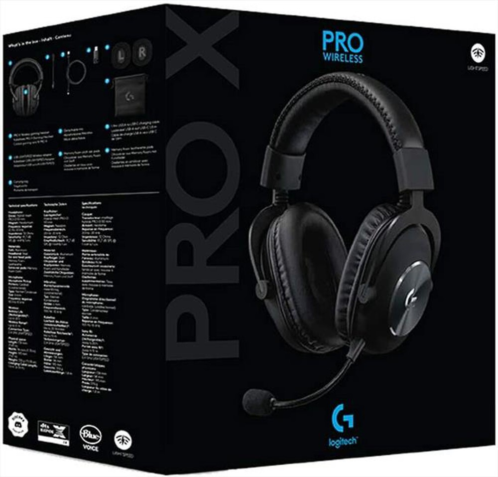 Immagine del prodotto LOGITECH - Cuffie Wireless G PRO X-Nero