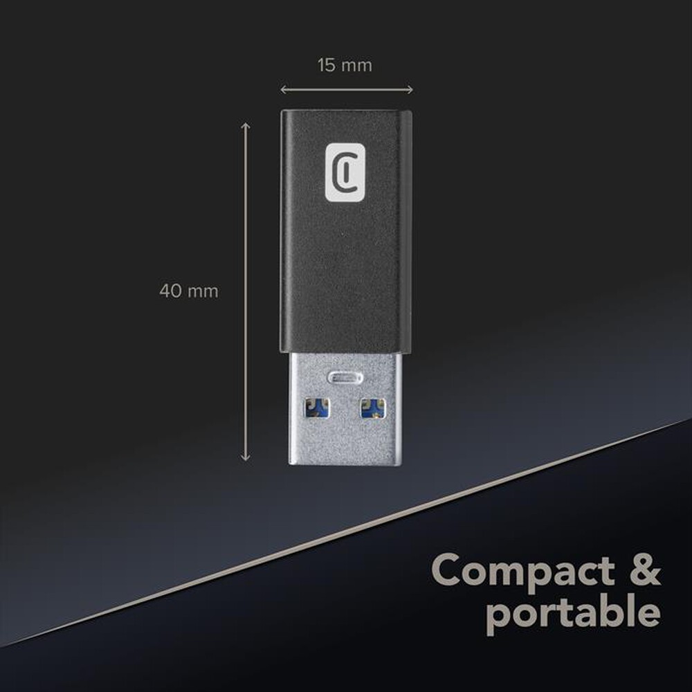 Immagine del prodotto CELLULARLINE - USBC2ACARADAPTERK Adattatore-Nero