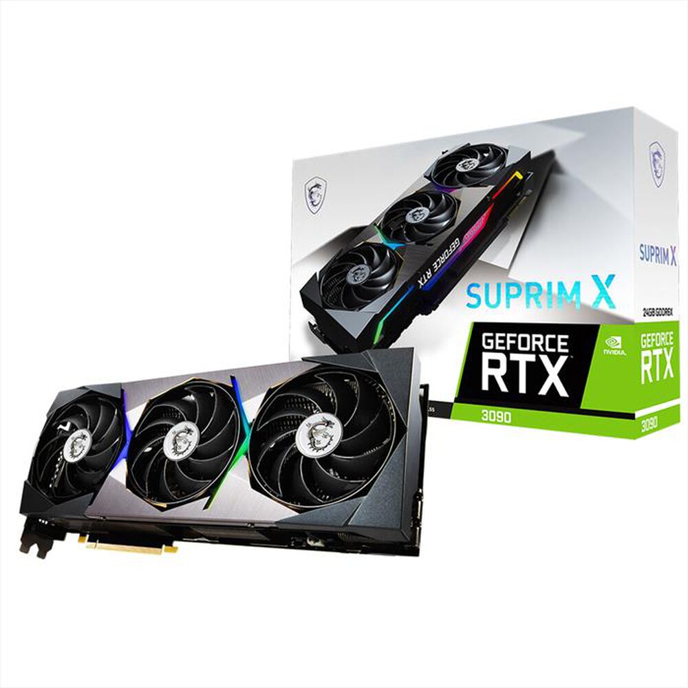 "MSI - GEFORCE RTX 3090 SUPRIM X 24G-Nero"