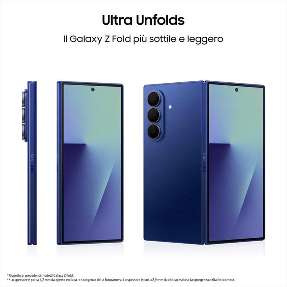 Immagine del prodotto SAMSUNG - Galaxy Z Fold7 12+1TB-Jet Black