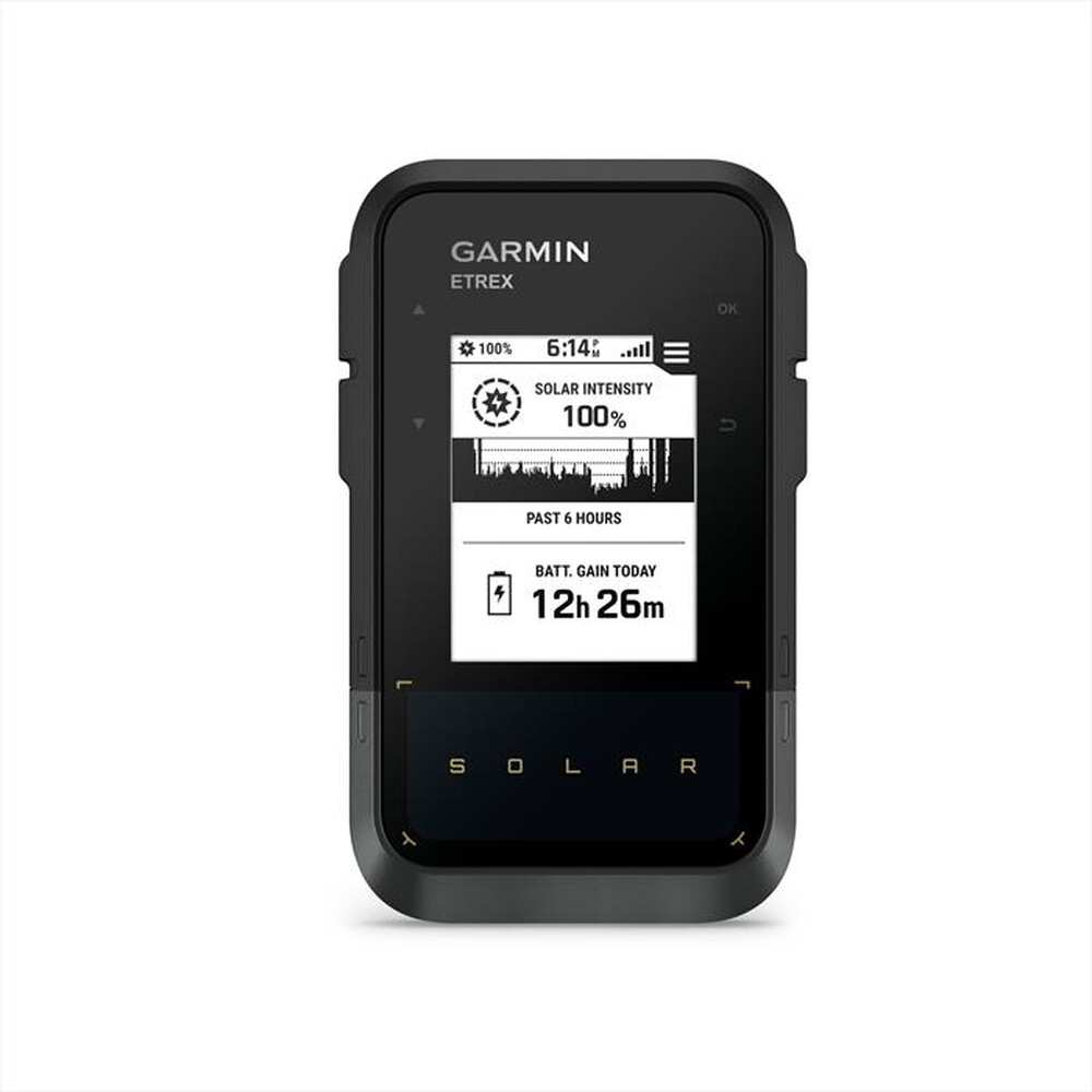 "GARMIN - Navigatore portatile ETREX SOLAR-Nero / Nero"