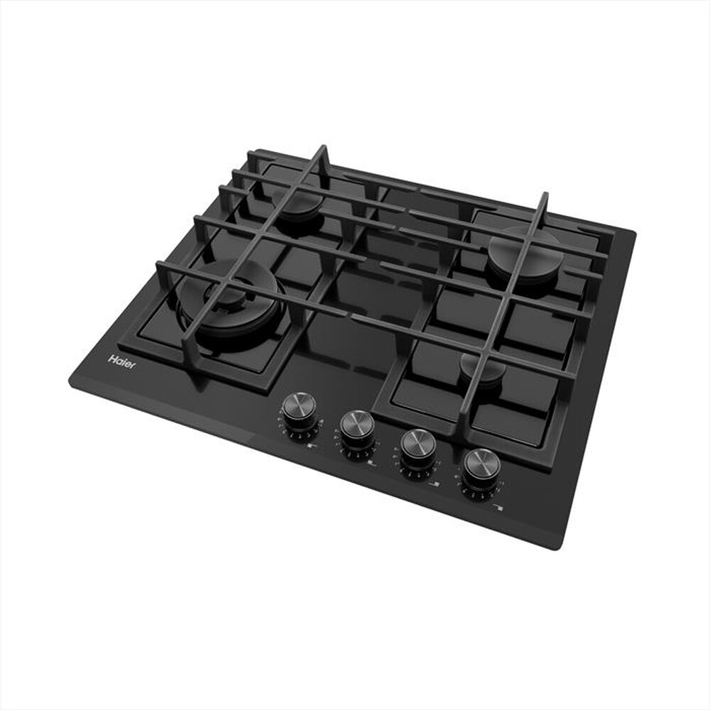 "HAIER - Piano cottura a gas HAVG6BF4HBPB 59,5 cm-Nero"