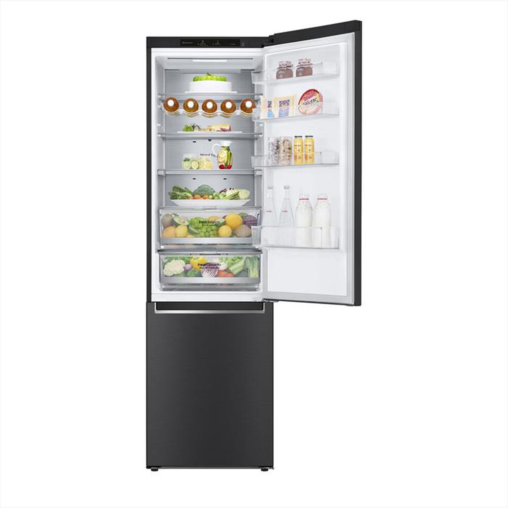 "LG - Frigorifero combinato GBB72MCVGN Classe D 384L-Nero"