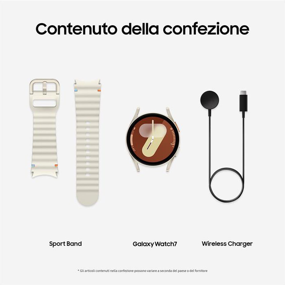 "SAMSUNG - Galaxy Watch7 40mm BT-CREAM"