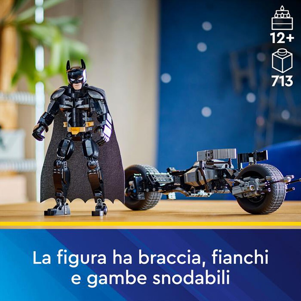 Immagine del prodotto LEGO - SUPER HEROES Personaggio Batman con Bat-Pod 76273