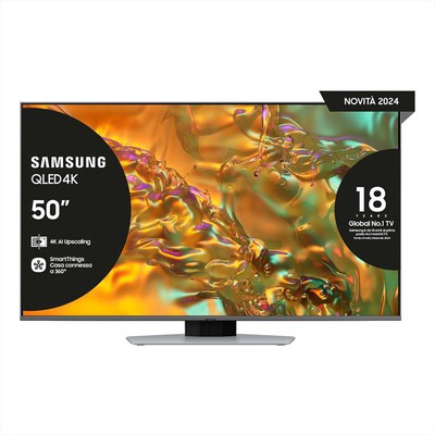 SAMSUNG - Smart TV Q-LED UHD 4K 50" QE50Q80DATXZT-ECLIPSE SILVER