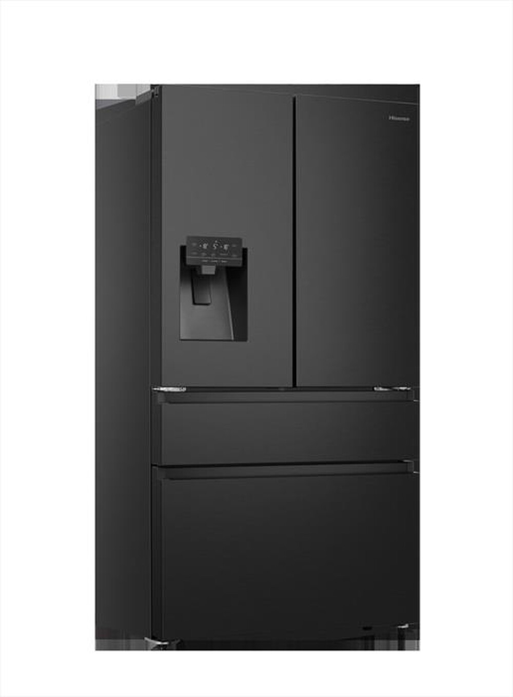 "HISENSE - Frigorifero 4 porte RF728N4SAFE Classe E 560 lt-Black Inox"