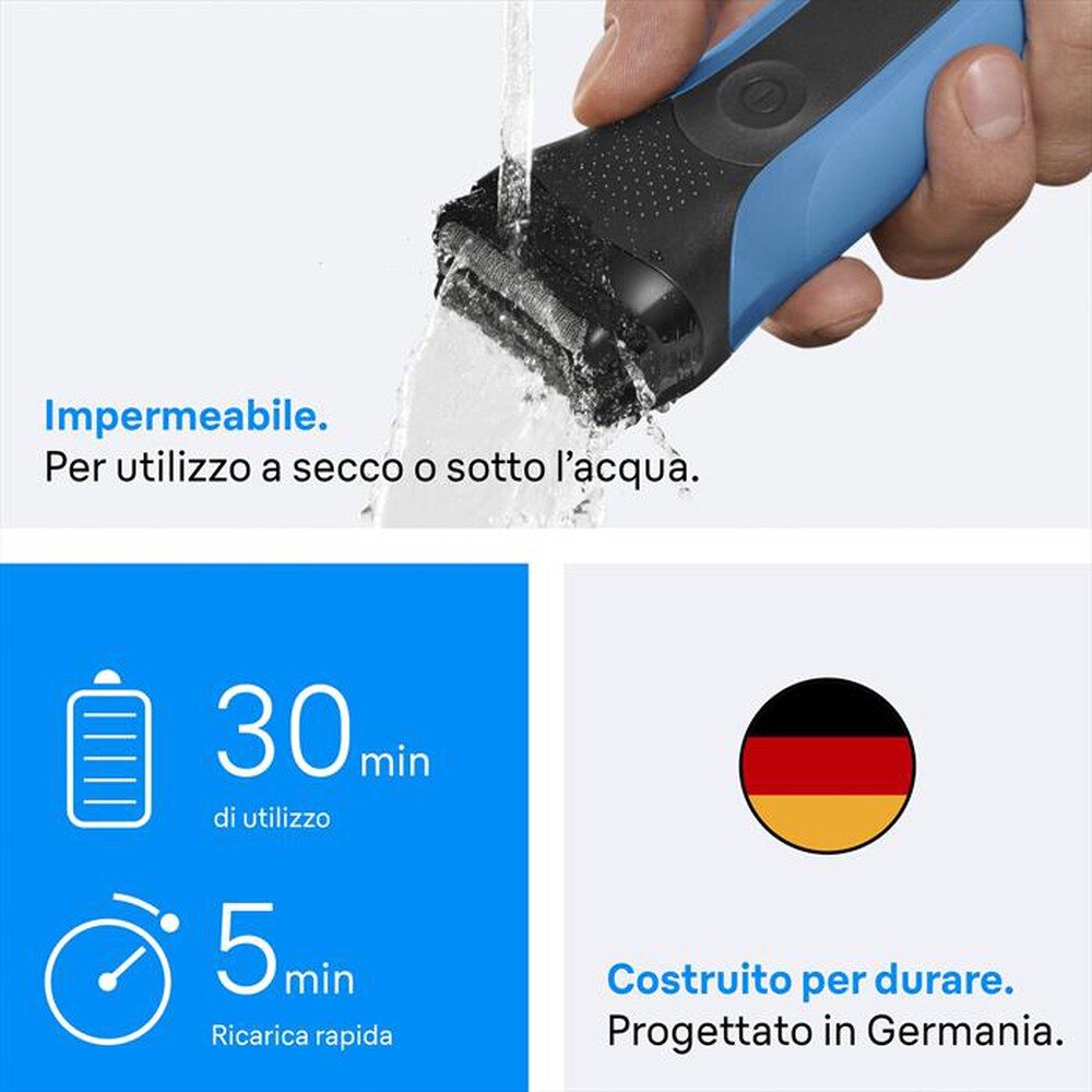 Immagine del prodotto BRAUN - Rasoio SHAVER 310BT-BLU