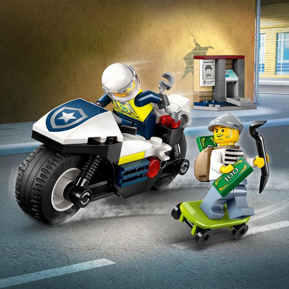 "LEGO - CITY Inseguimento della moto della Polizia - 60455"