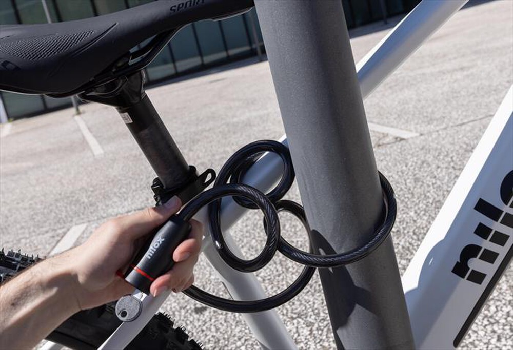 "NILOX - Lucchetto NXPLCABLELOCK-Nero"