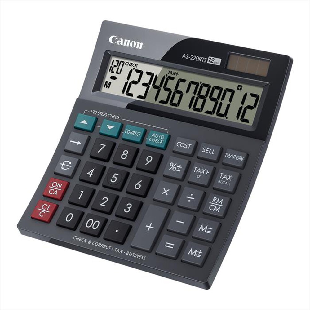 Immagine del prodotto CANON - Calcolatrice AS-220RTS-Black