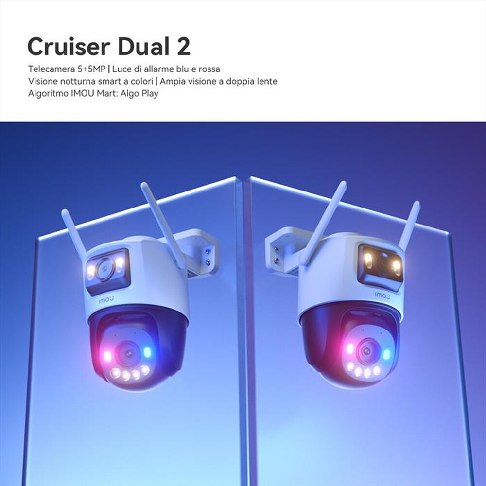 Immagine del prodotto IMOU - Telecamera da esterno CRUISER DUAL 2 6MP-BIANCO