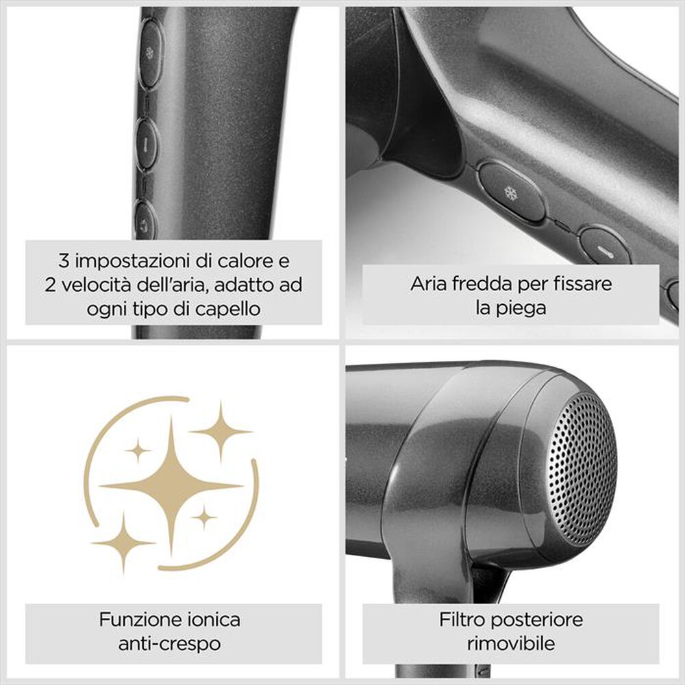 Immagine del prodotto BABYLISS - Asciugacapelli Titanium Shine D6200DE-SILVER