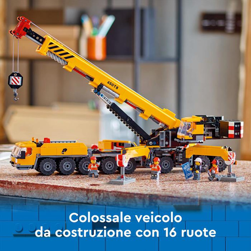 Immagine del prodotto LEGO - CITY BIG VEHICLES Gru da cantiere gialla 60409