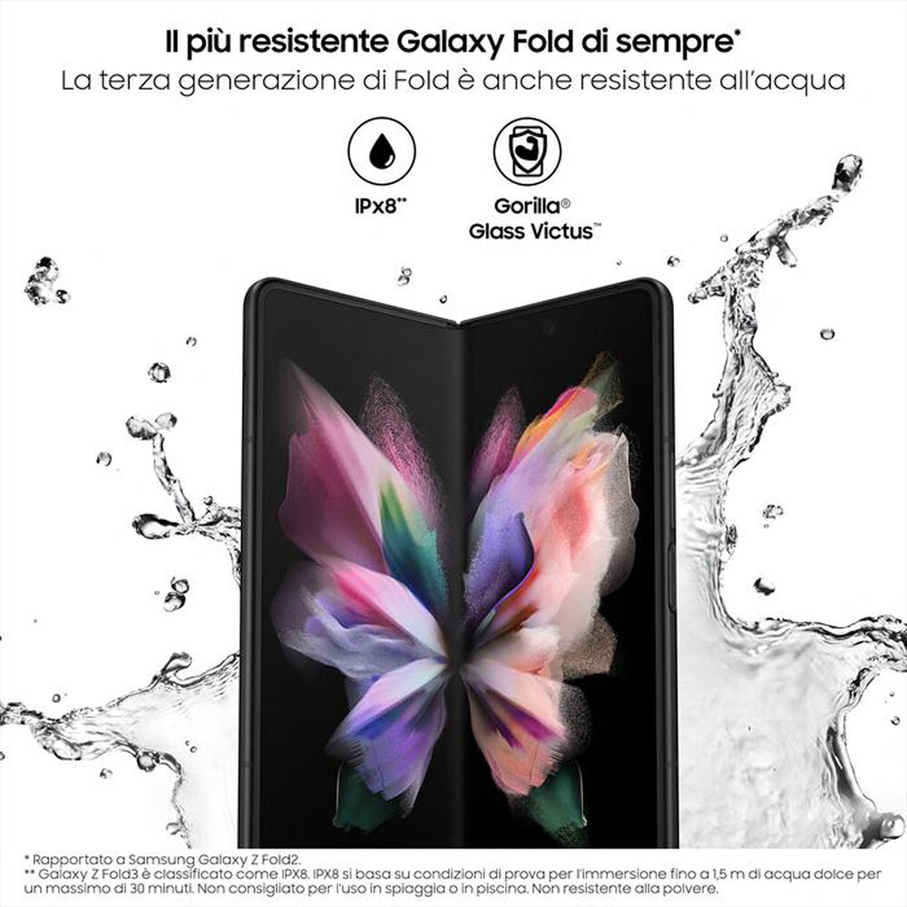 Immagine del prodotto SAMSUNG - GALAXY Z FOLD3 5G 256 GB-Phantom Black